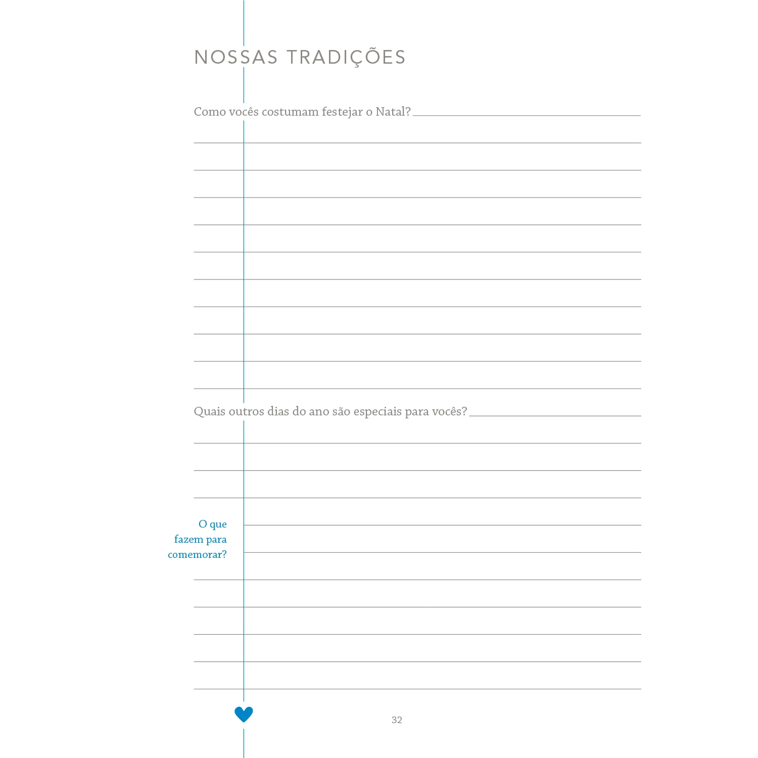 Família - Lembranças, tradições e histórias para guardar por gerações